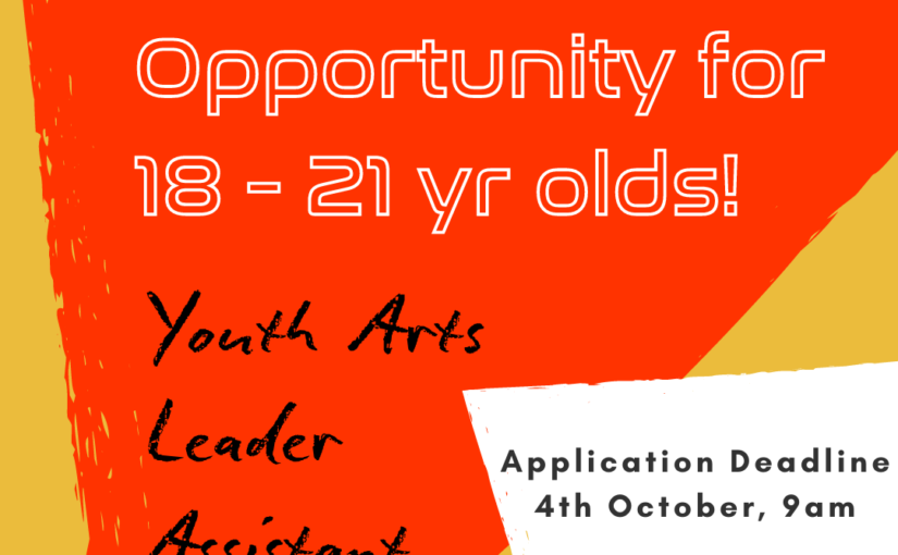 Paid Opportunity! Youth Arts Leader Assistant